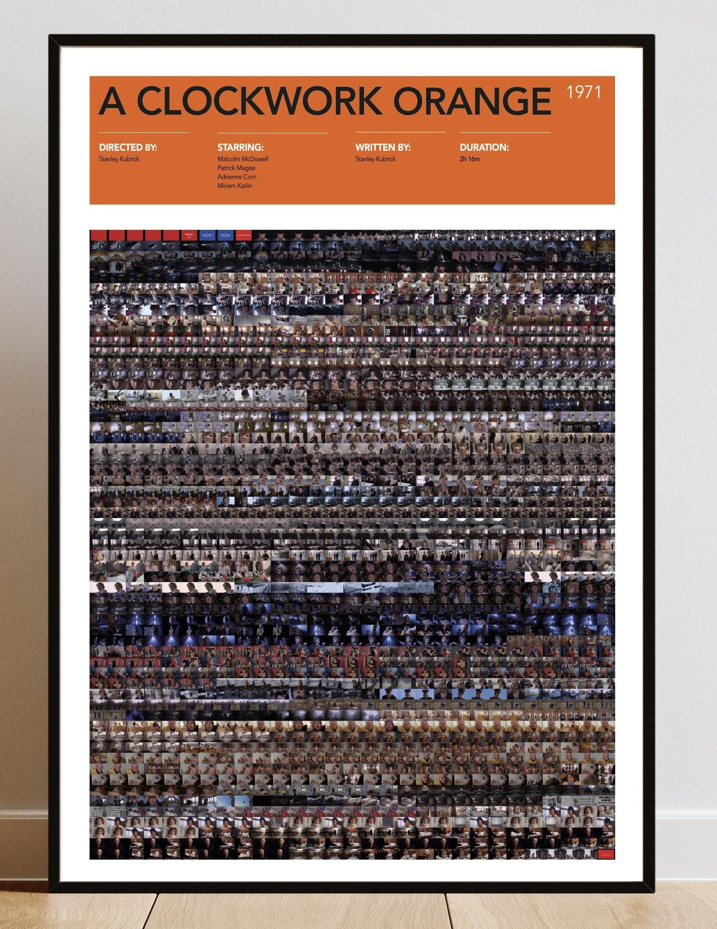 A Clockwork Orange Film Frame Poster Movie Wall Art A Clockwork Orange Film Frame Poster Movie Wall Art