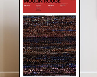 Moulin Rouge Filmplakat | Filmrahmen Kunstdruck