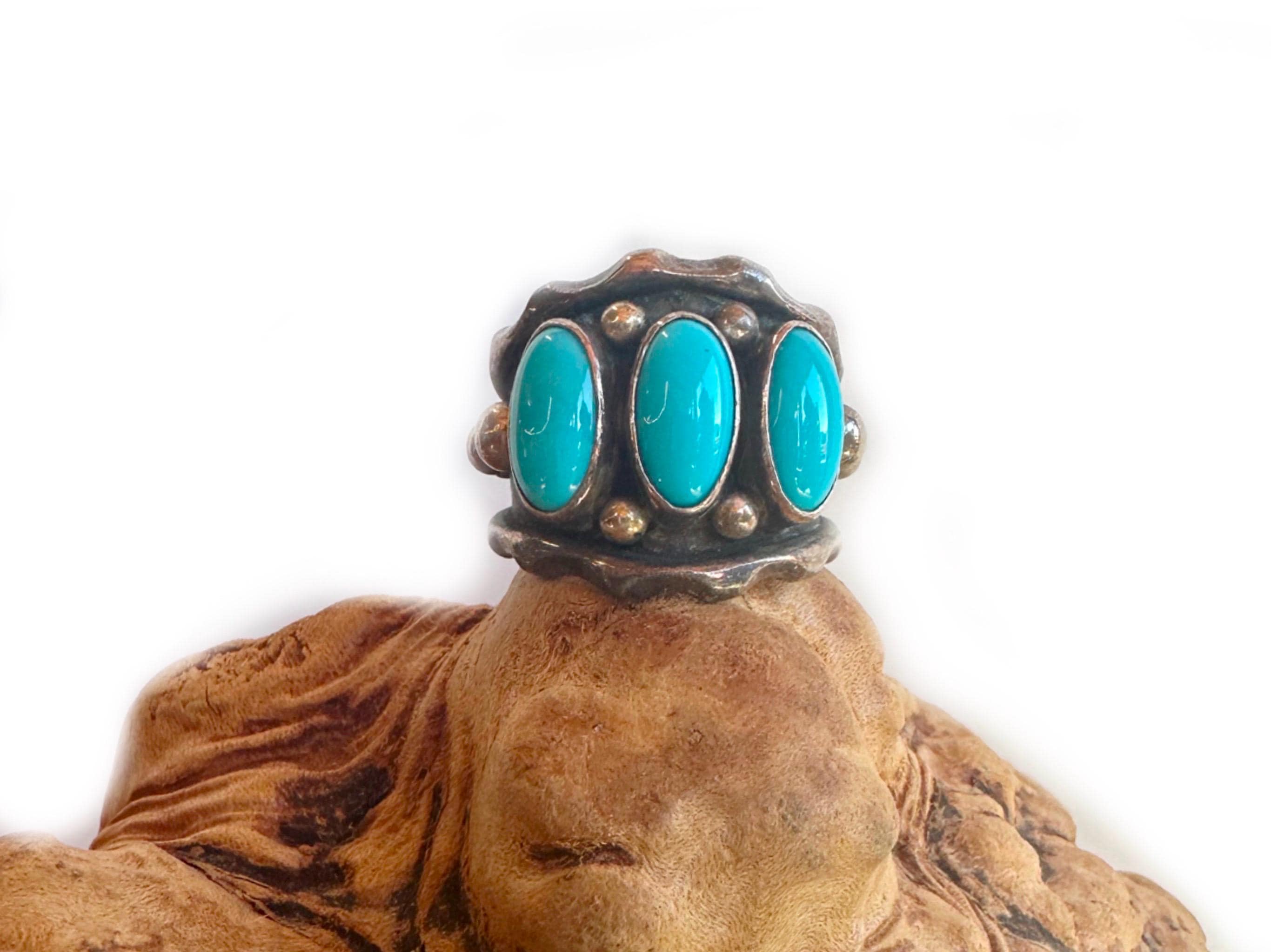 Running bear turquoise ring - Etsy 日本