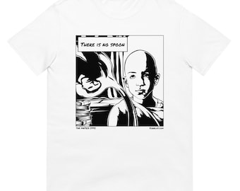 The Matrix (1999) Comic - There Is No Spoon - White Softstyle T-Shirt