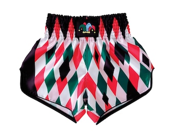 Muay Thai short met ruitpatroon Fantasy