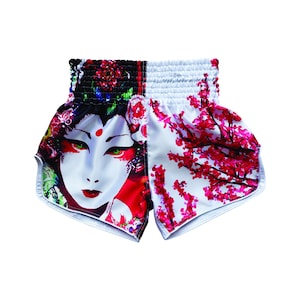 Muay Thai Shorts / Red Sakura