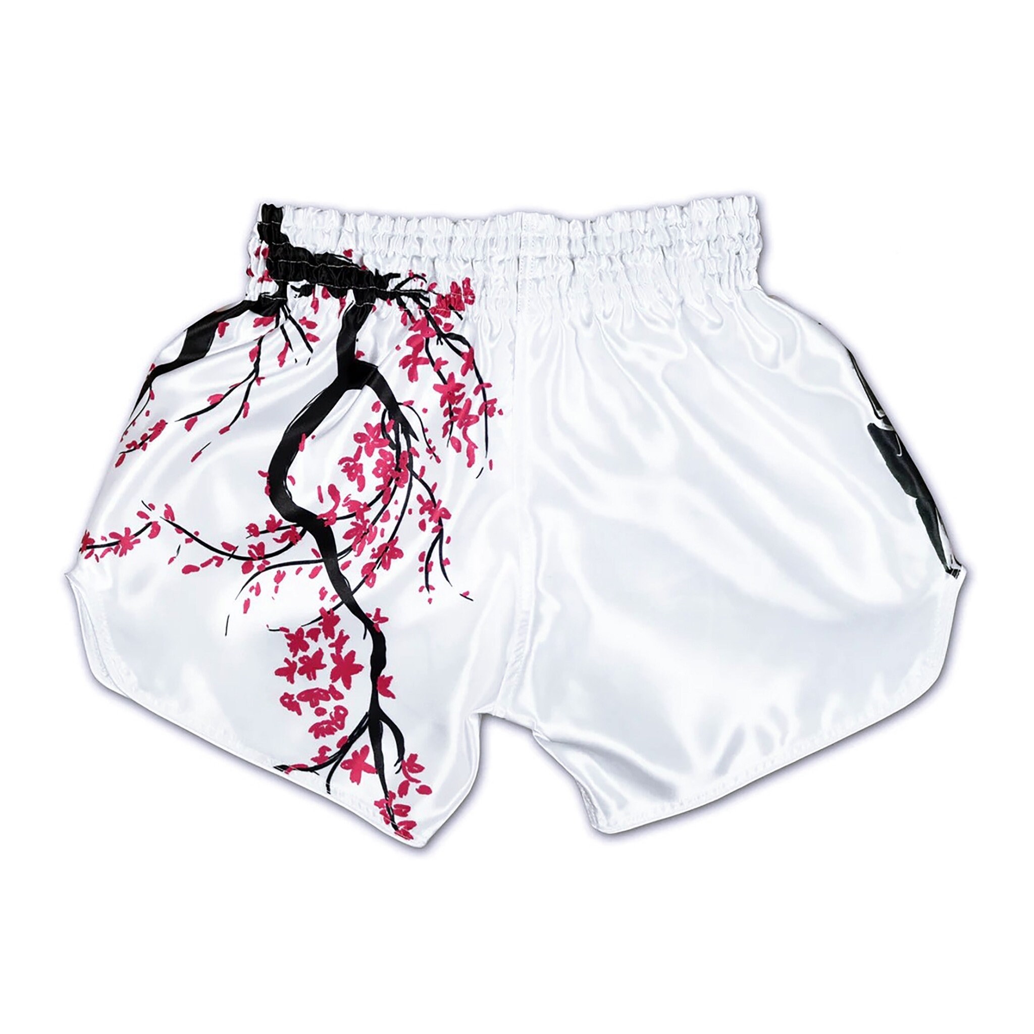 Cherry Blossom Watercolor Print Pattern Muay Thai Boxing Shorts main image 1