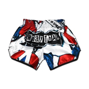 Red white and blue patriot Muay Thai Shorts