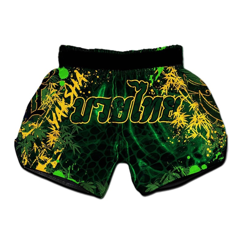Boxing Shorts Rumble Yaksha Rumble in the Jungle Muay Thai Shorts - Etsy