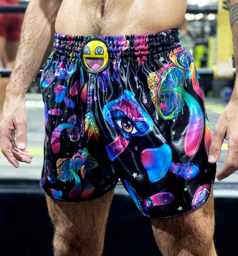 Sunflower Psychedelic Muay Thai Boxing Shorts main image 1