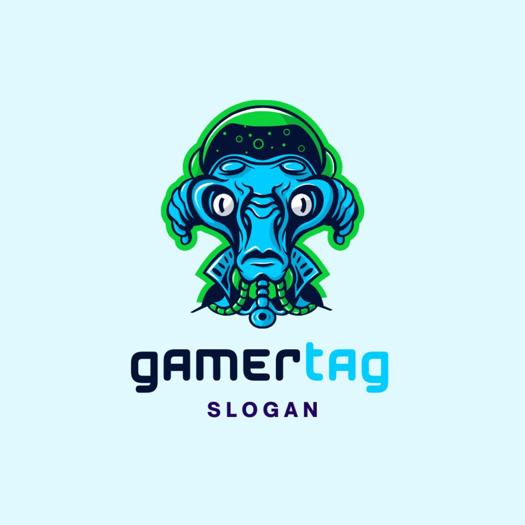 Pre-made Alien Gaming Logo - Etsy
