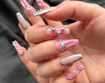 Ever nail Valentine No.001 ミディアムオーバル Valentine No.001