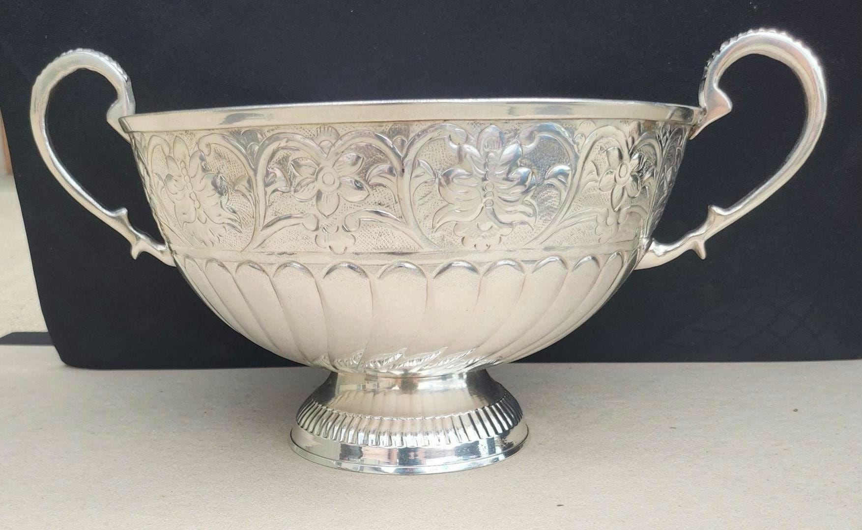 Elegance Golden Vine Hammered Bowl