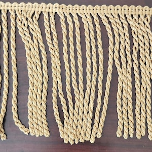 6&quot; Gold Bullion Fringe [Sold by the yard]