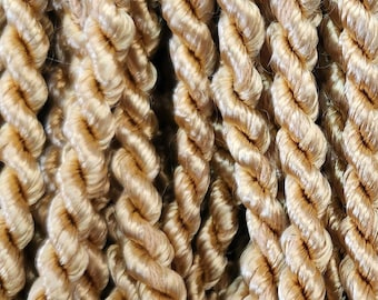 DÉCOPRO 5 Yard Value Pack - 6 Inch Long/Camel Gold Bullion Fringe Trim/Style# BFSCR6 / Color