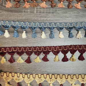 2.5&quot; Tassel Fringe/Tassel Trim (sold by the yard)[Assorted Colors]