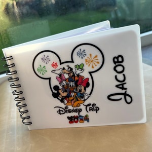 Personalised Disney A6 Autograph Book. Various designs. Signature Character Book. Characters 2024