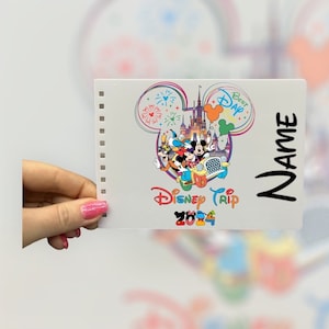 Personalised Disney A6 Autograph Book. Various designs. Signature Character Book. Best day Mickey