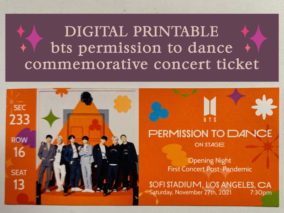 BTS permission to dance ポスターセット　001 BTS - PERMISSION TO DANCE ON STAGE - LIVE (Set) + PERMISSION