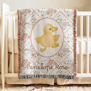 Personalisierte Baby Decke Mädchen Tier Kinderzimmer Dekoration Angepasst Name Decke Persönliches Baby Shower Geschenk Benutzerdefinierte Neugeborenen Andenken Geschenk