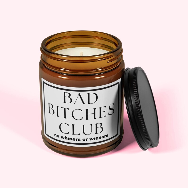 Funny Candle for Friends Bad Bitch Scented Soy Candles Best Friends