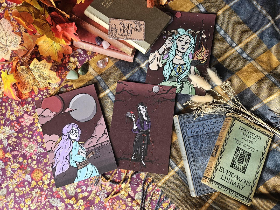 Bells Hells Character Inspired A5 Art Prints / Laudna / Imogen / Fearne ...