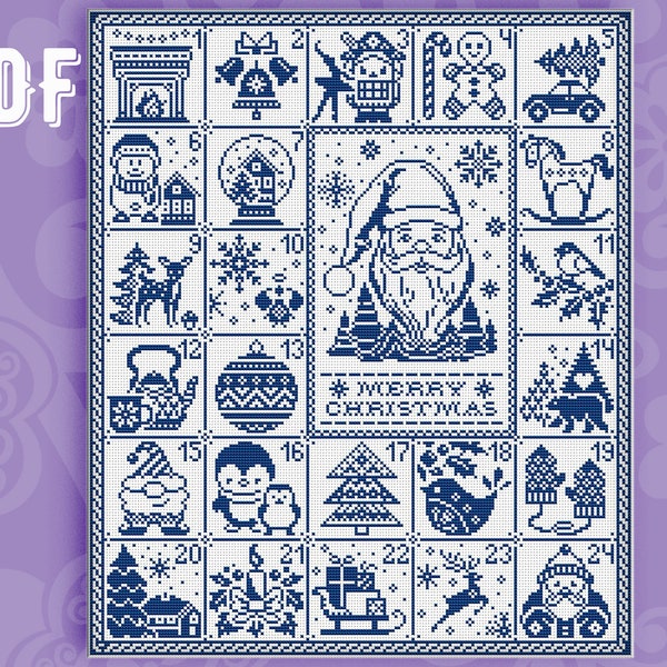 2025 Cross Stitch Calendars Etsy