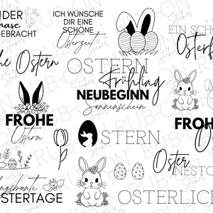 RUB-On Sticker borderless &quot;Easter&quot; glossy and slightly raised A5
