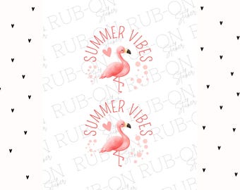 Posavasos A6 brillante y ligeramente en relieve, sin bordes, con la inscripción "Verano" de RUB-On.