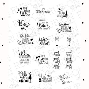 RUB-On Sticker borderless "Wine Cork" glossy and slightly raised A6