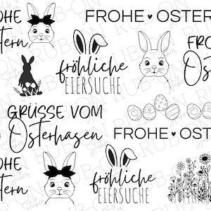 RUB-On Sticker borderless &quot;Easter&quot; glossy and slightly raised A5
