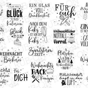 RUB-On sticker borderless &quot;Christmas&quot; glossy and slightly raised A5