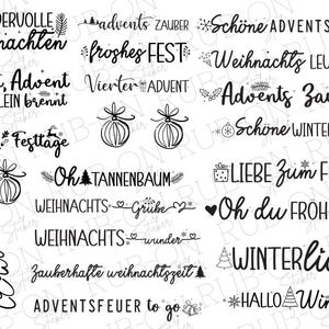 RUB-On sticker borderless "Christmas" glossy and slightly raised A5