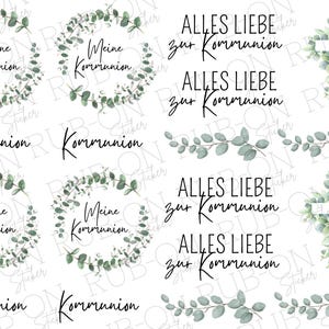 RUB-On Sticker borderless &quot;Communion&quot; glossy and slightly raised A5