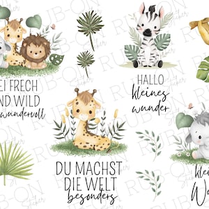 RUB-On Sticker borderless &quot;little miracle&quot; glossy and slightly raised A5