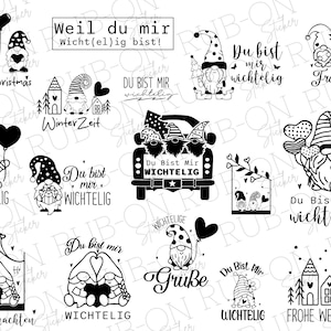 RUB-On sticker borderless &quot;Christmas&quot; glossy and slightly raised A5