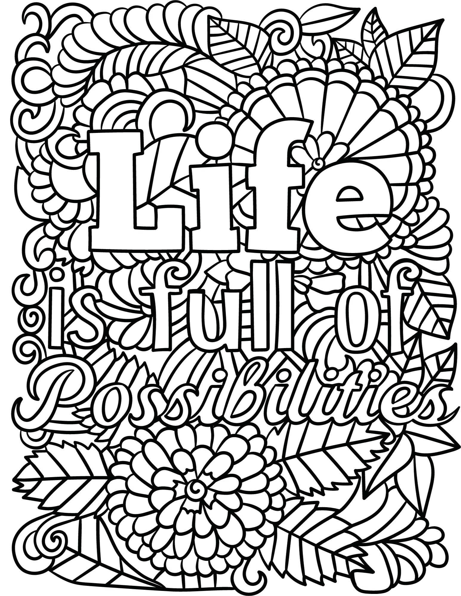 20 Coloring Motivational Pages - Etsy