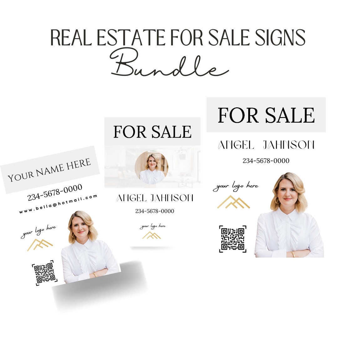 Real Estate for Sale Signs Etsy