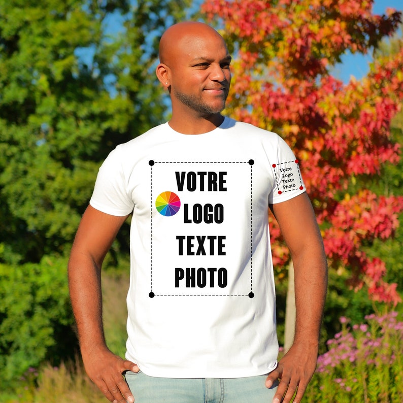 T-shirt Personnalisable tee-shirt à personnaliser Design Unique Cadeau Original image 1