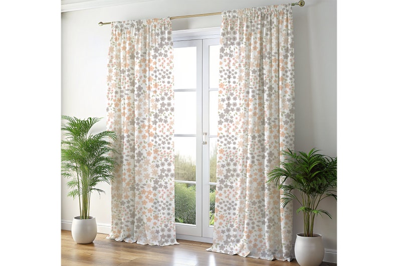 Pastel Dreams: Soft Colors Ditsy Floral Seamless Pattern for Fabric, Print, and Crafts image 7