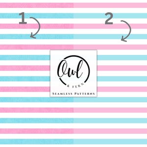 Newborn Stripe Hospital Blanket, Seamless digital pattern, Pink & blue, Seamless pattern files.