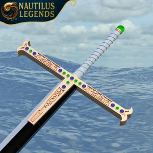 ONE PIECE Yoru Inspired Anime Obsidian Great Sword 3D Digital STL Files