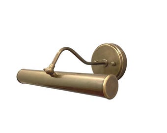 Solid Brass Picture Light - Modern Wall Mount Fixture