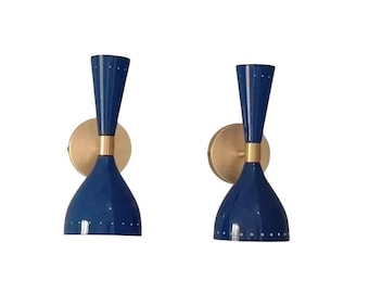 Solid Brass Handmade 1950s Diablo Mid Century Modern Italian Light Vintage