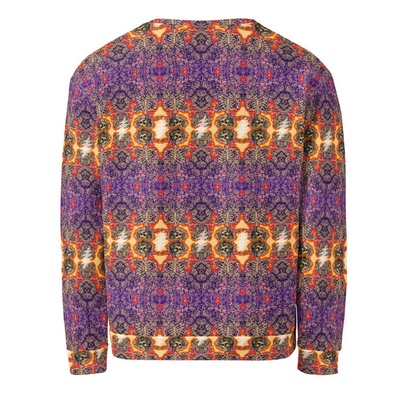 Electric Woodcut Skull and Roses Bolt Grateful Dead Sweatshirt unisex