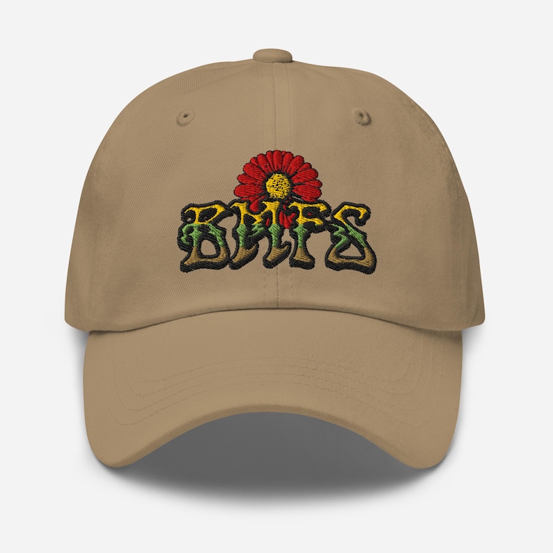 EMBROIDERED Billy Strings Red Daisy Camo Hat : BMFS