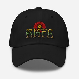 EMBROIDERED Billy Strings Red Daisy Camo Hat : BMFS