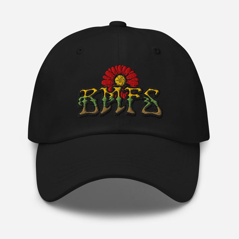 EMBROIDERED Billy Strings Red Daisy Camo Hat : BMFS
