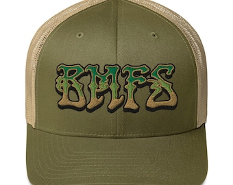 Billy Strings EMBROIDERED Trucker Cap : 2 Tone snapback BMFS