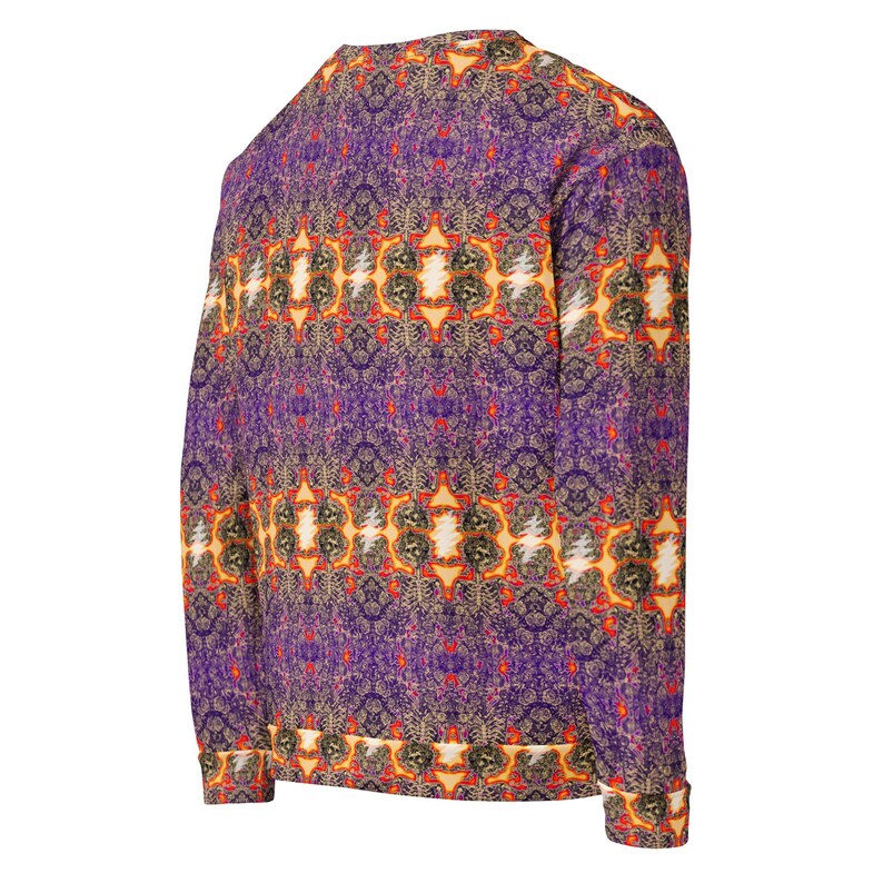 Electric Woodcut Skull and Roses Bolt Grateful Dead Sweatshirt unisex