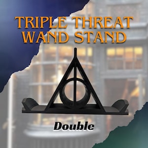Triple Threat Wand Display Stand Double