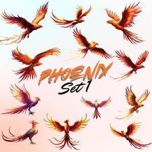 Phoenix-clipartset 1