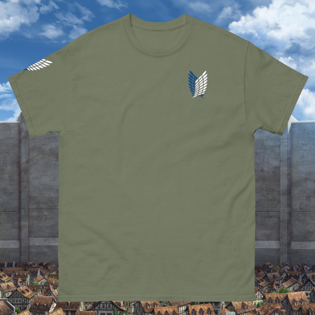 Attack on Titan Erwin Speech black Text - Etsy