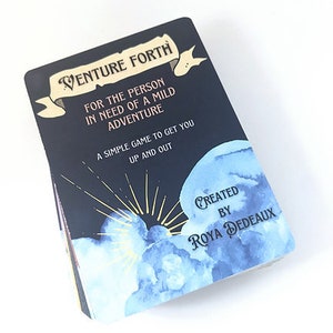 Venture Forth - Juego de cartas para la salud mental - Juego de cartas de ansiedad social - Juego de cartas de terapia - Juego de ansiedad - Juego de cartas para padres